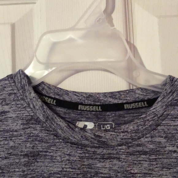 Western Carolina Catamounts Purple & Gray Striped Active T-Shirt Boys L 10/12 - Picture 2 of 12